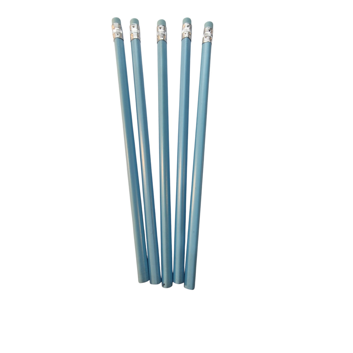 5PC Pencils (Unsharpened, Rubber tip, Various Colors)