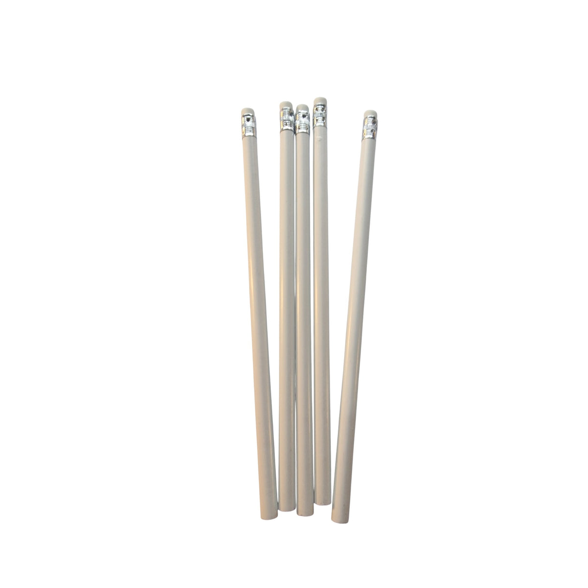 5PC Pencils (Unsharpened, Rubber tip, Various Colors)