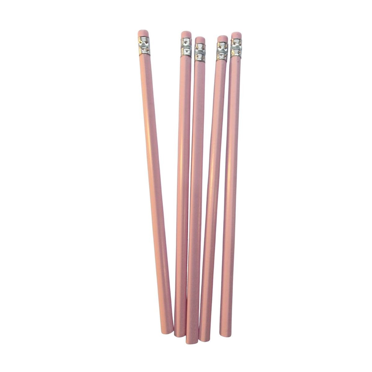 5PC Pencils (Unsharpened, Rubber tip, Various Colors)