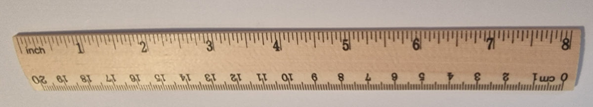 Wooden Rulers (Various Sizes)